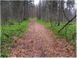 18th hairpin turn of road on Strma Reber - Cerk